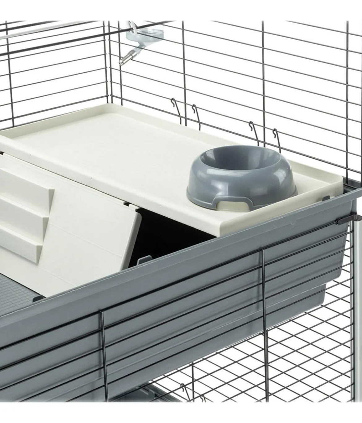 ferplast Nagerheim Rabbit 120 Double, grau, ca. B118/H117/T58 cm