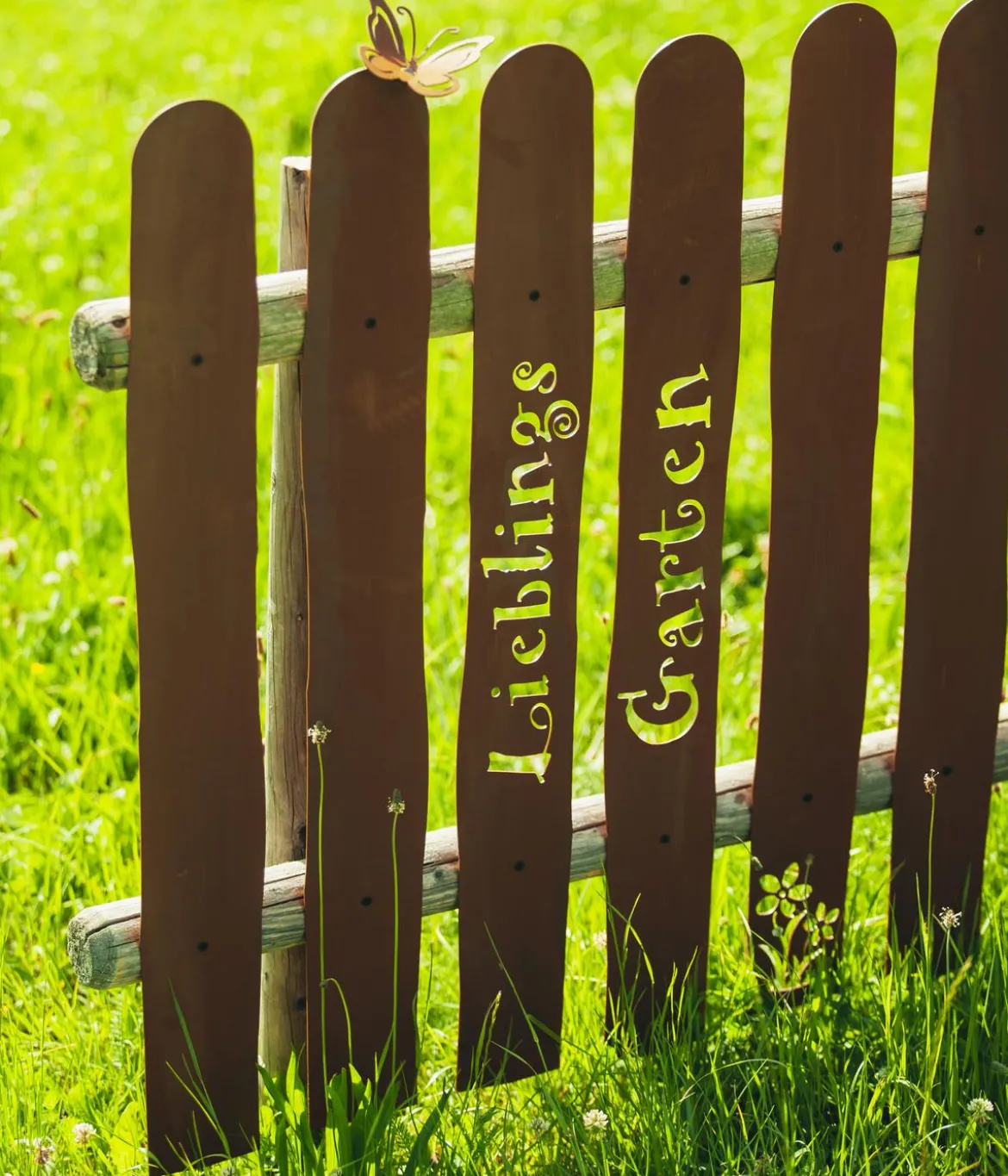 Ferrum Art Design Metall-Zaunlatte Garten, ca. H90 cm