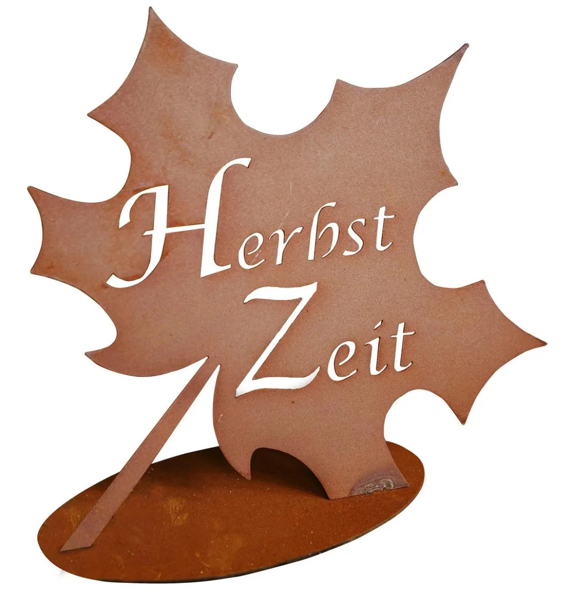 Ferrum Rost-Blatt Herbstzeit, ca. H24 cm