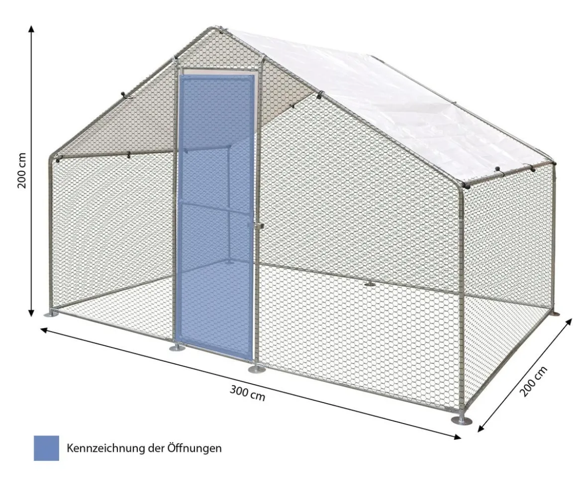 Flamingo Freilaufgehege Doerak, silber
