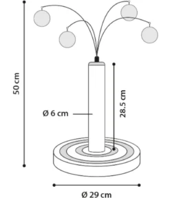 Flamingo Kratzbaum Cya 3, ca. Ø29/H50 cm