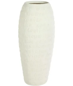 fleur ami Kunststoff-Vase Welcome, bauchig, creme