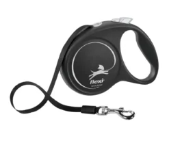 flexi® Hundeleine Gurt-Leine Black Design, L, 5 m