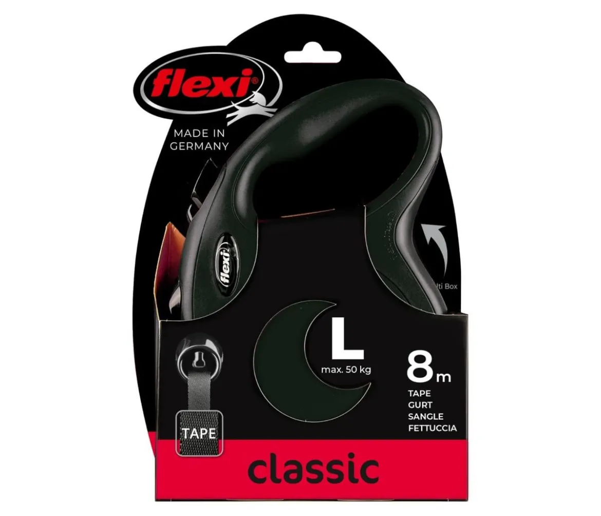 flexi® Hundeleine Gurt-Leine Classic, L, 8 m