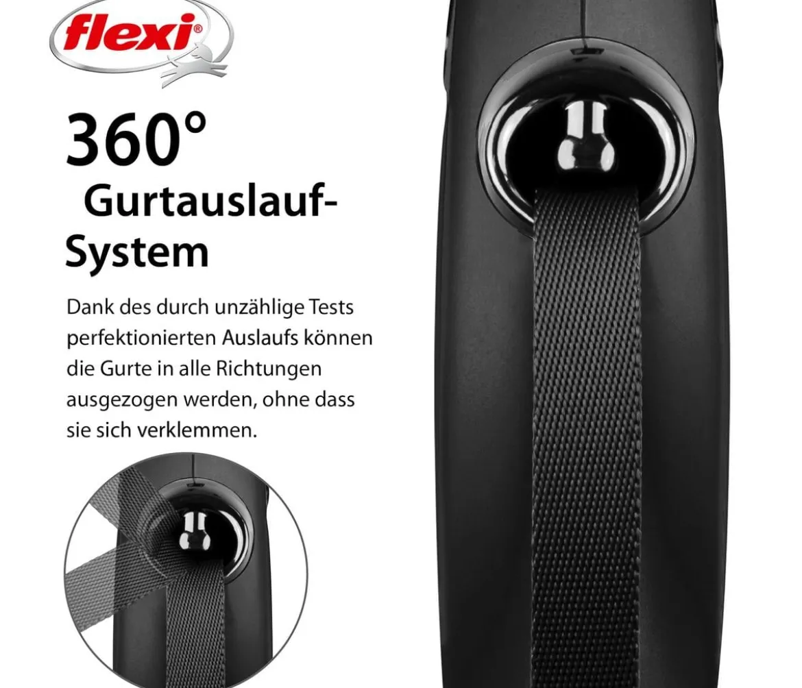 flexi® Hundeleine Gurt-Leine Classic, L, 8 m