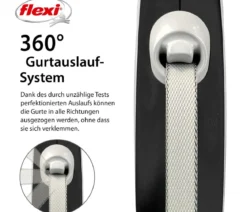 flexi® Hundeleine Gurt-Leine Comfort, S, 5 m
