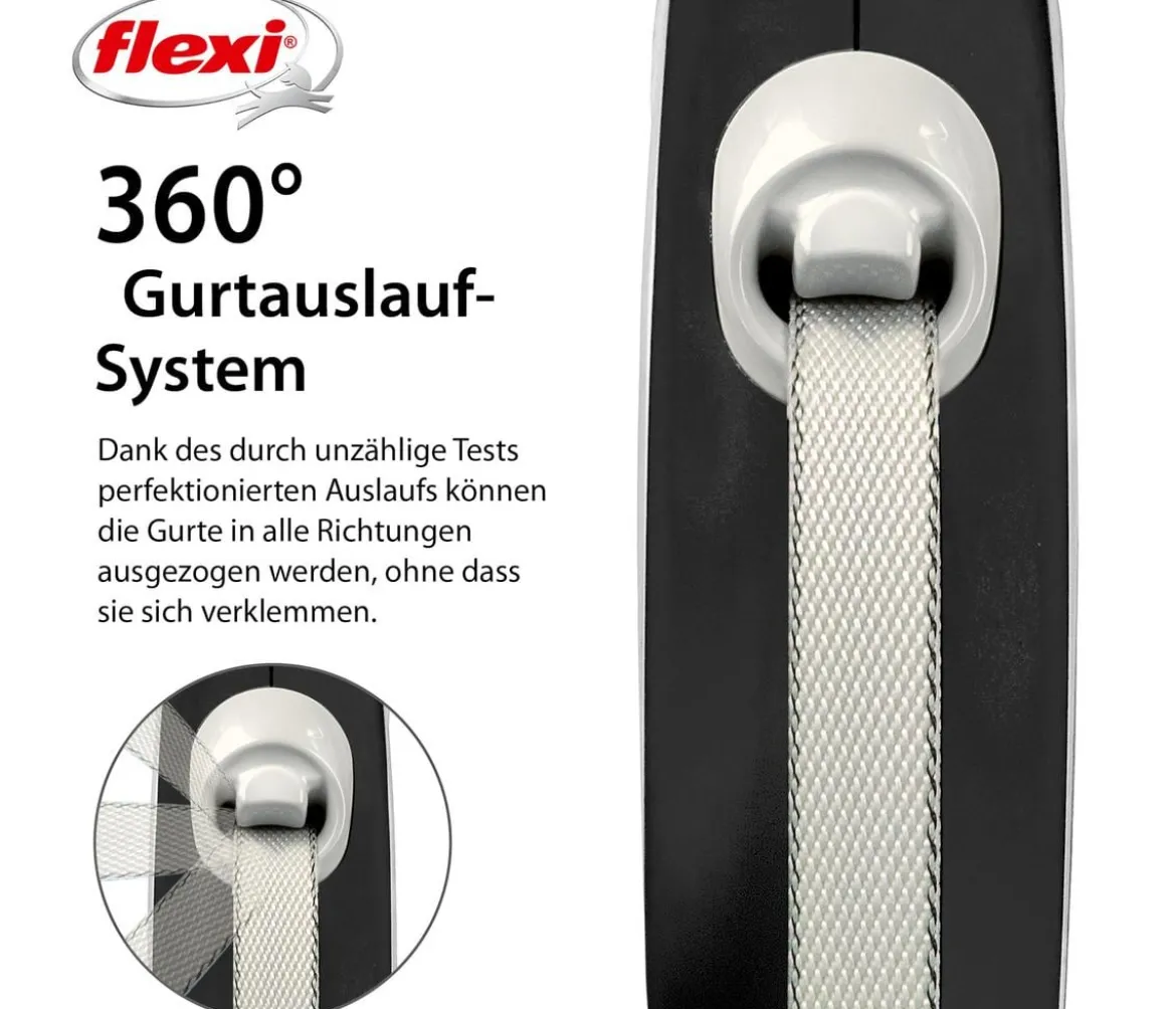 flexi® Hundeleine Gurt-Leine Comfort, S, 5 m