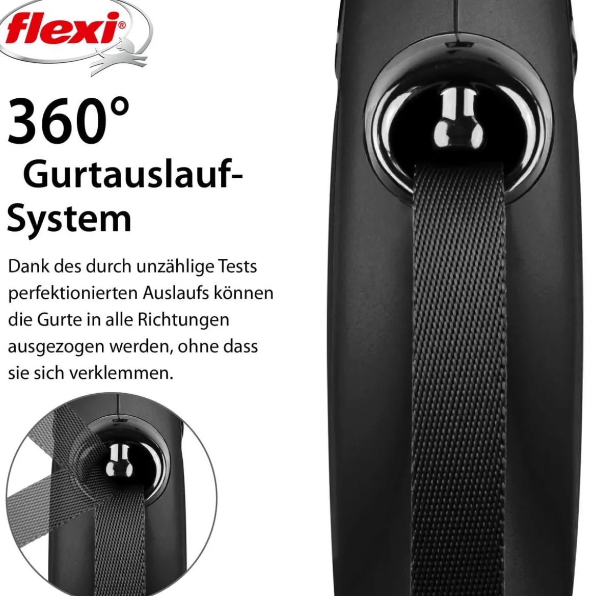flexi® Hundeleine Gurt-Leine Classic, L, 5 m