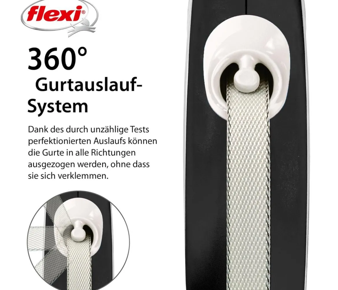 flexi® Hundeleine Gurt-Leine Comfort, M, 5 m