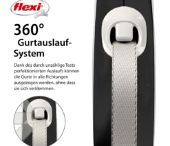 flexi® Hundeleine Gurt-Leine Comfort, L, 5 m