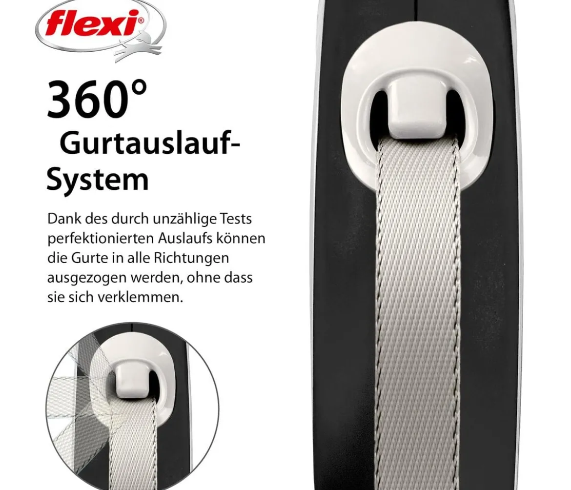 flexi® Hundeleine Gurt-Leine Comfort, L, 5 m