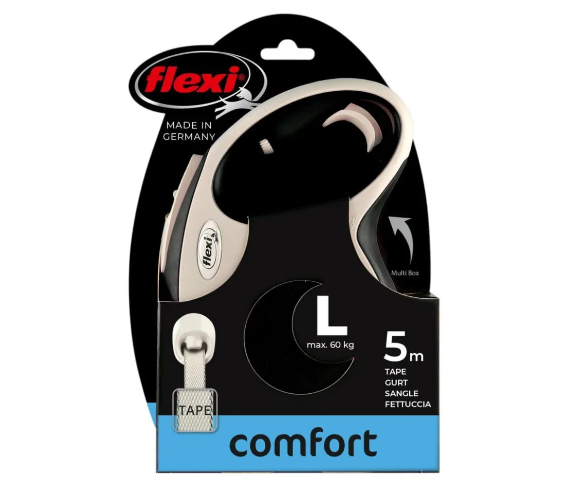 flexi® Hundeleine Gurt-Leine Comfort, L, 5 m