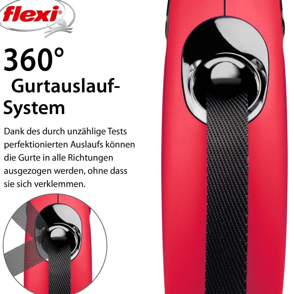 flexi® Hundeleine Gurt-Leine Classic, S, 5 m