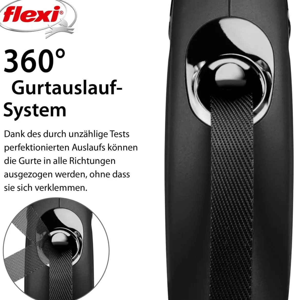 flexi® Hundeleine Gurt-Leine Classic, S, 5 m