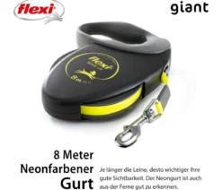 flexi® Hundeleine Gurt-Leine Giant, 8 m