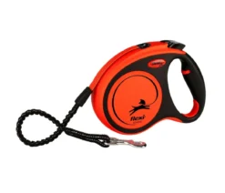 flexi® Hundeleine Gurt-Leine XTREME, M, schwarz/orange, 5 m