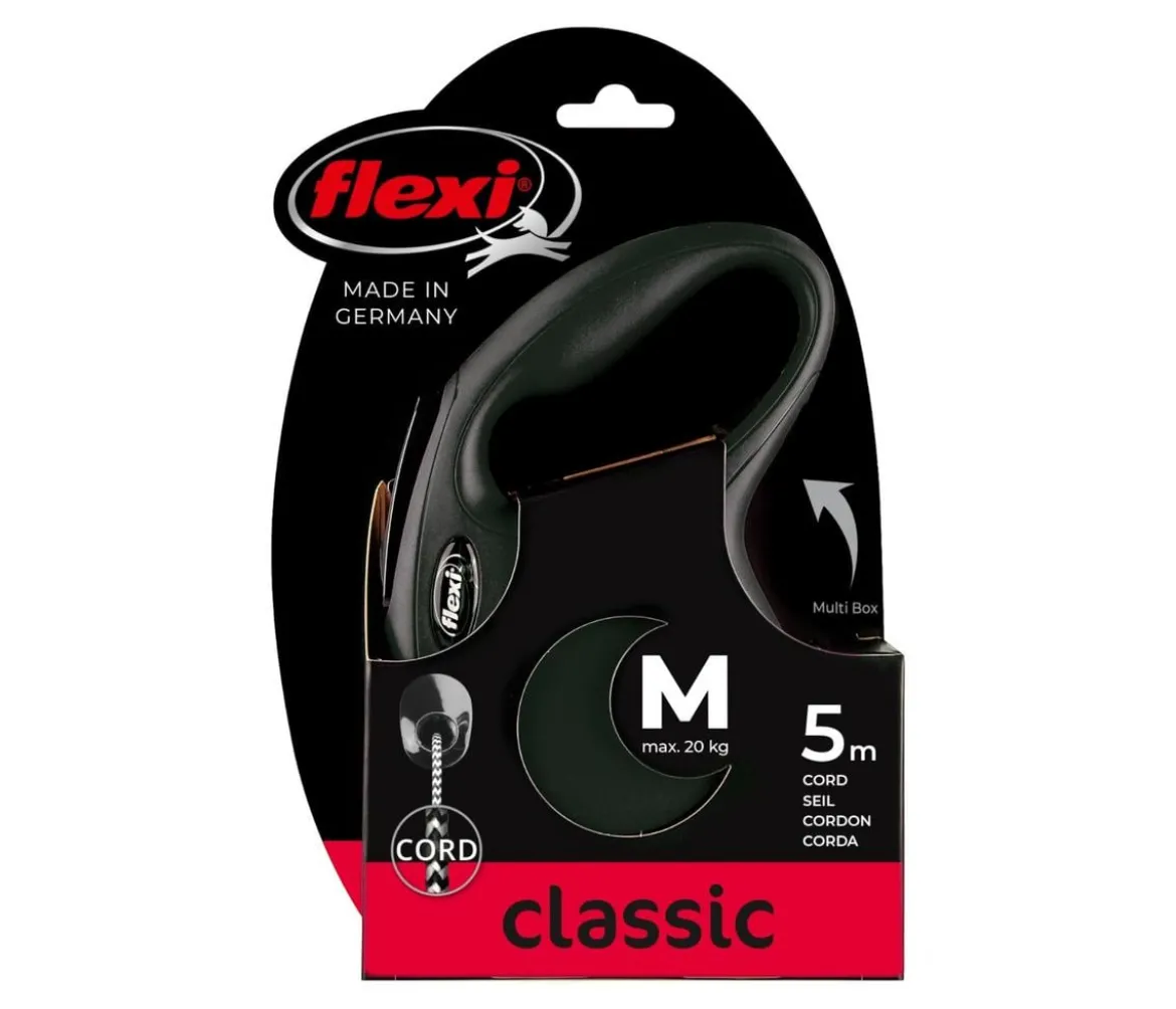 flexi® Hundeleine Seil-Leine Classic, M, 5 m