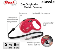 flexi® Hundeleine Seil-Leine Classic, S, 8 m