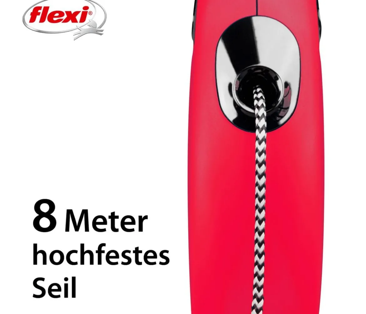 flexi® Hundeleine Seil-Leine Classic, S, 8 m