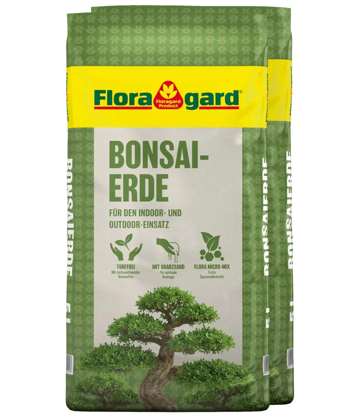 Floragard Bonsaierde, 2 x 5 l