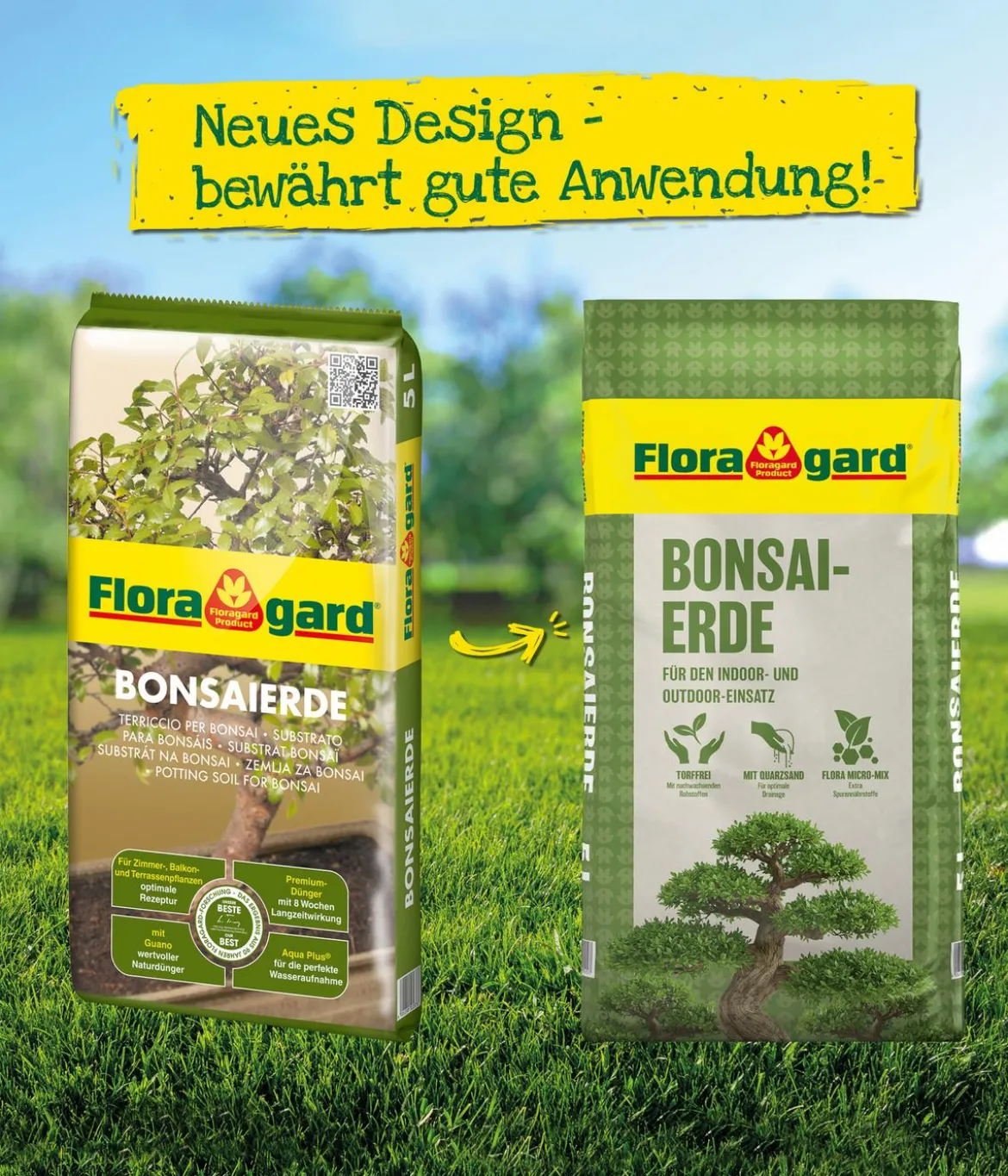 Floragard Bonsaierde, 2 x 5 l