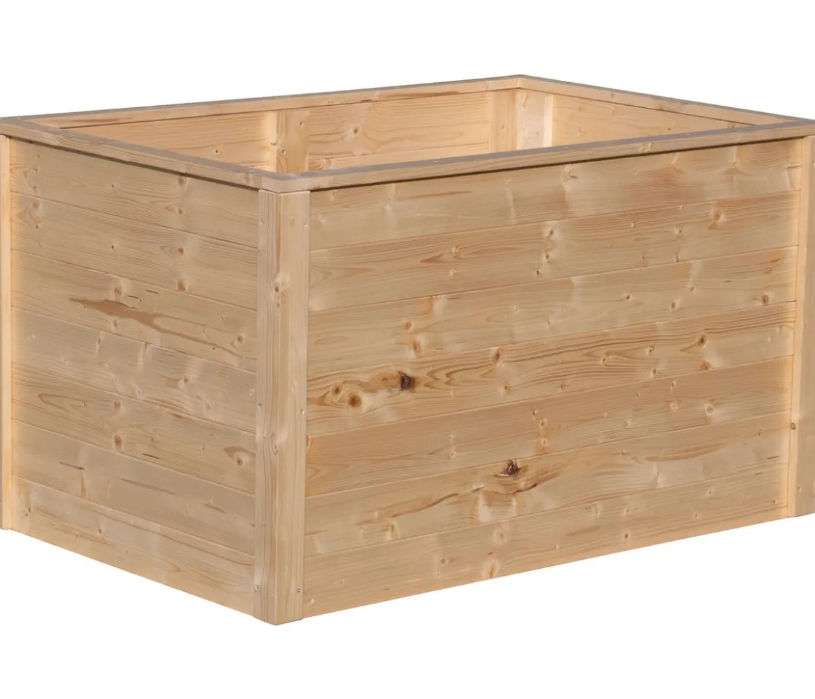 Floragard Hochbeet-Set inkl. 540 l Bio-Füllung, ca. B120/H80/T80 cm