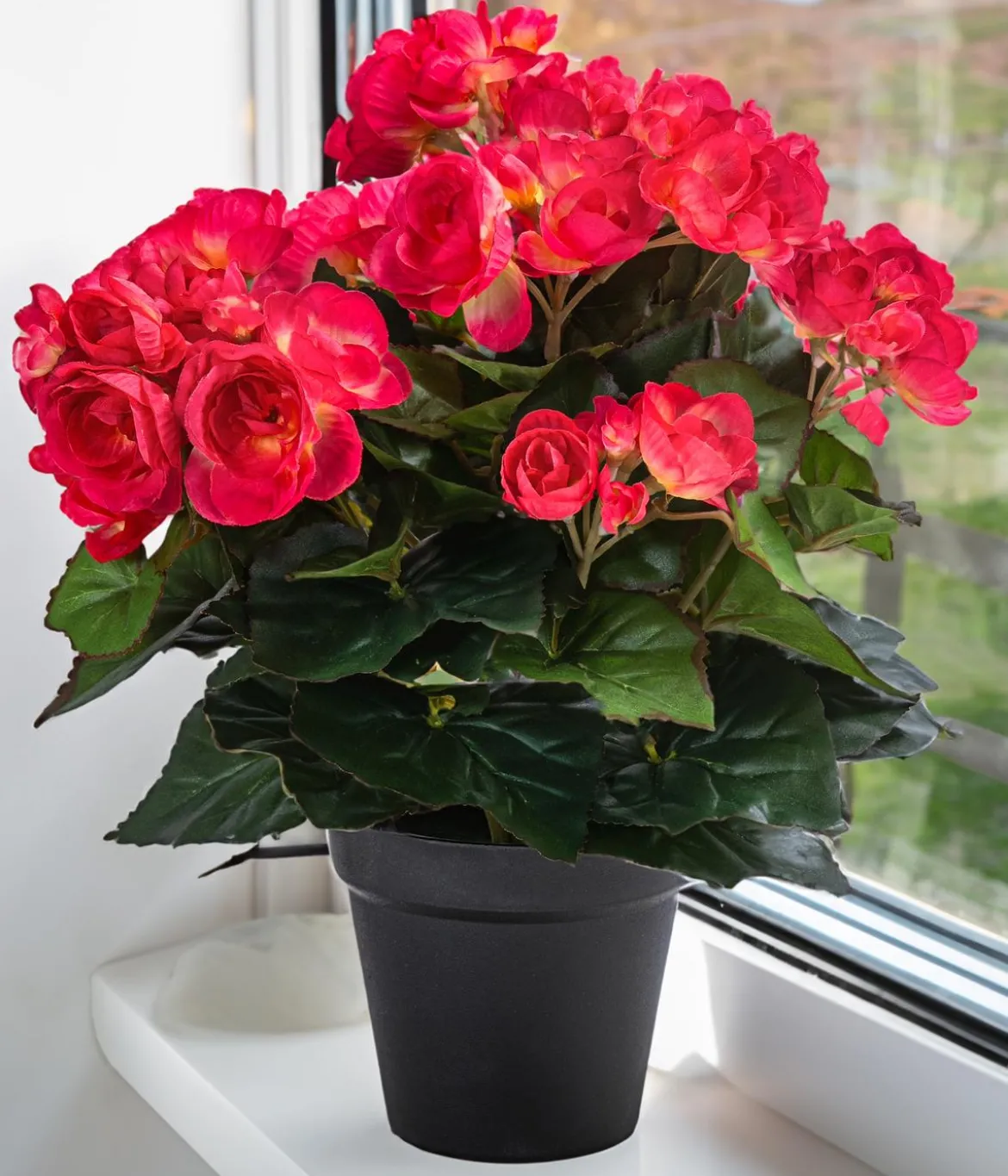 Flower Manufaktur Kunstpflanze Begonie, ca. H33 cm