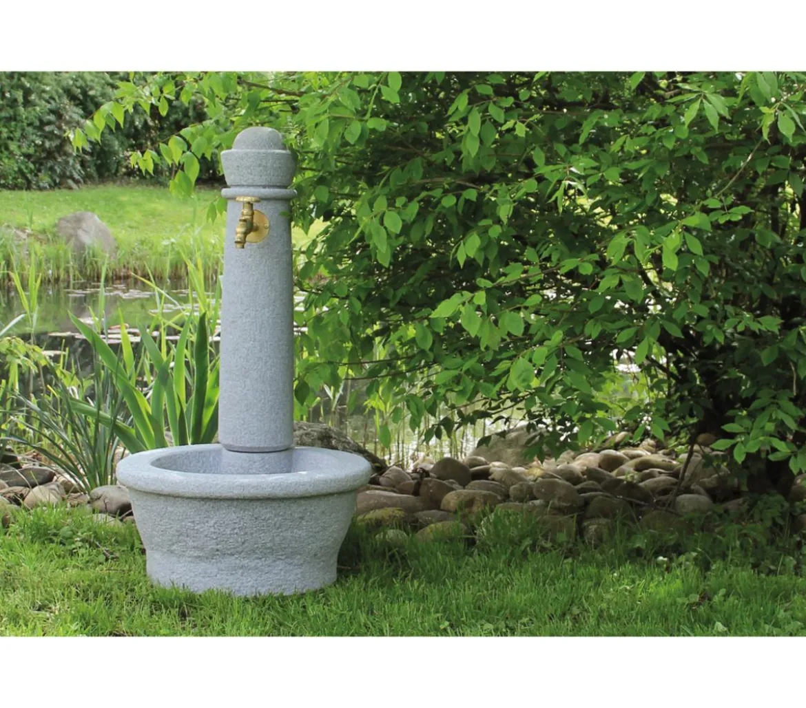 GARANTIA Kunststoff-Gartenbrunnen Roma, Ø 54 x 100 cm