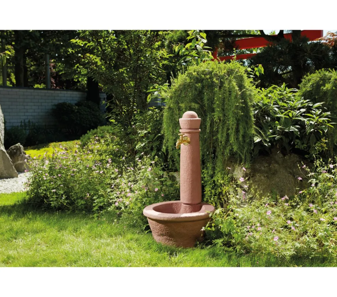 GARANTIA Kunststoff-Gartenbrunnen Roma, Ø 54 x 100 cm