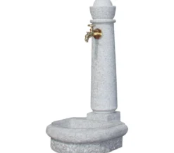 GARANTIA Kunststoff-Gartenbrunnen Venezia, 44 x 52 x 90 cm