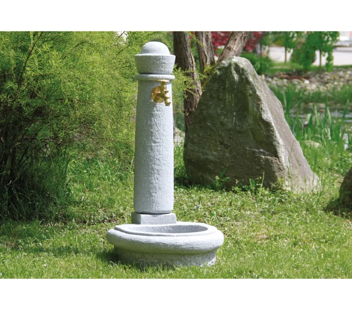 GARANTIA Kunststoff-Gartenbrunnen Venezia, 44 x 52 x 90 cm