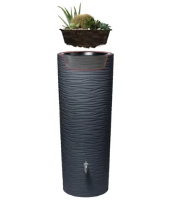 Garantia Natura 2in1 Regenspeicher, 350 l, dunkelgrau