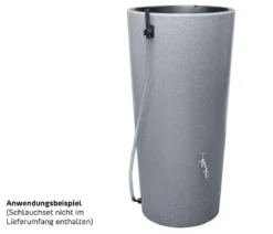 GARANTIA Stone 2in1 Regenspeicher, silver, ca. 210 l