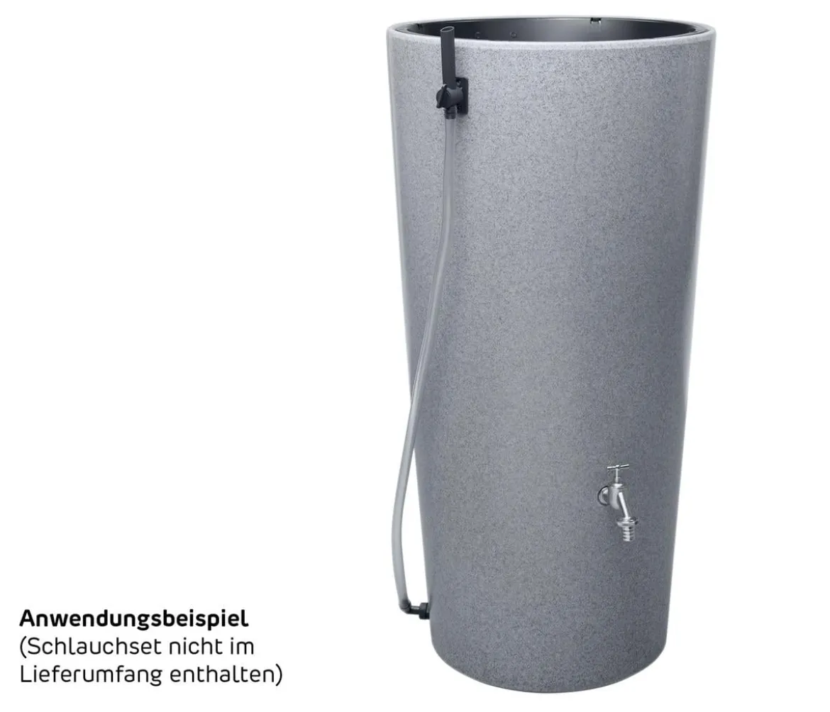 GARANTIA Stone 2in1 Regenspeicher, silver, ca. 210 l