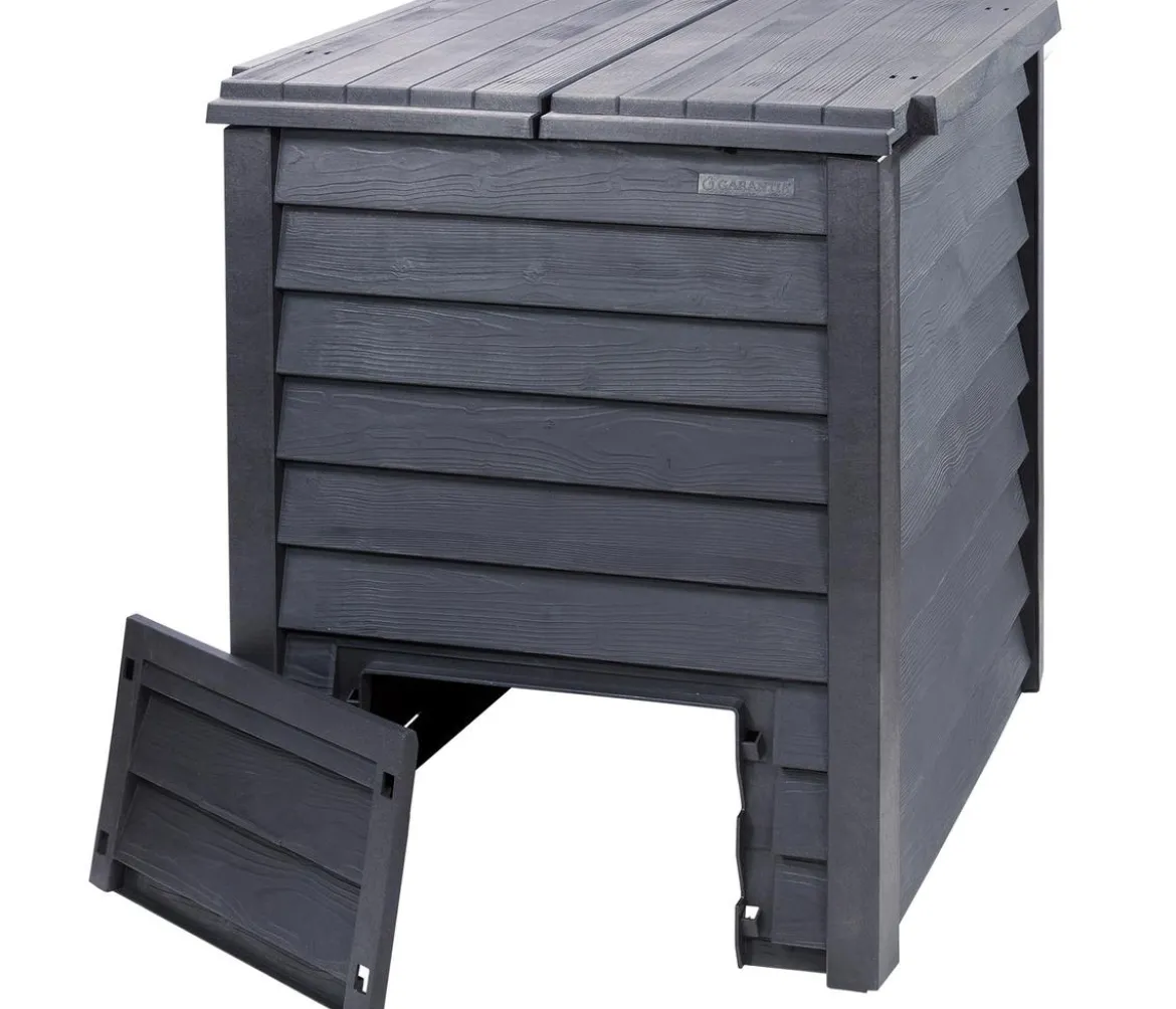 Garantia Thermo Komposter Wood, 400 l, ca. B72/H90/T72 cm