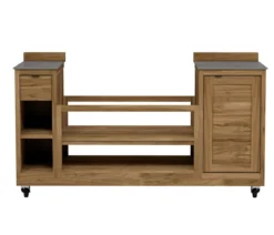 garbou Outdoor-Küche Trolley mit Grill, ca. B171/H121/T62 cm