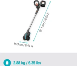 GARDENA Akku-Fugenbürste EasyWeed 1800/18V P4A Ready-To-Use Set, ca. B16,3/H97,1/T24,2 cm