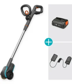 GARDENA Akku-Fugenbürste EasyWeed 1800/18V P4A Ready-To-Use Set, ca. B16,3/H97,1/T24,2 cm