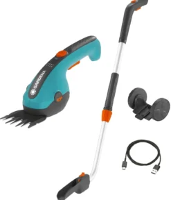 GARDENA Akku-Grasschere ClassicCut Li Set