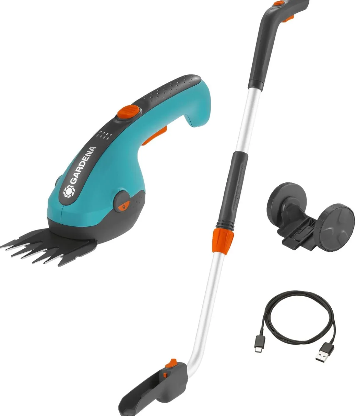 GARDENA Akku-Grasschere ClassicCut Li Set