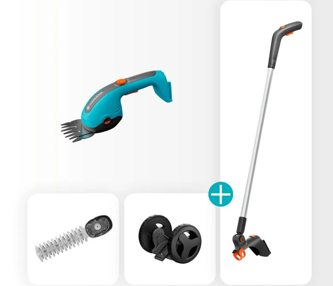 GARDENA Akku-Grasscheren-Set PowerCut 20/18V P4A