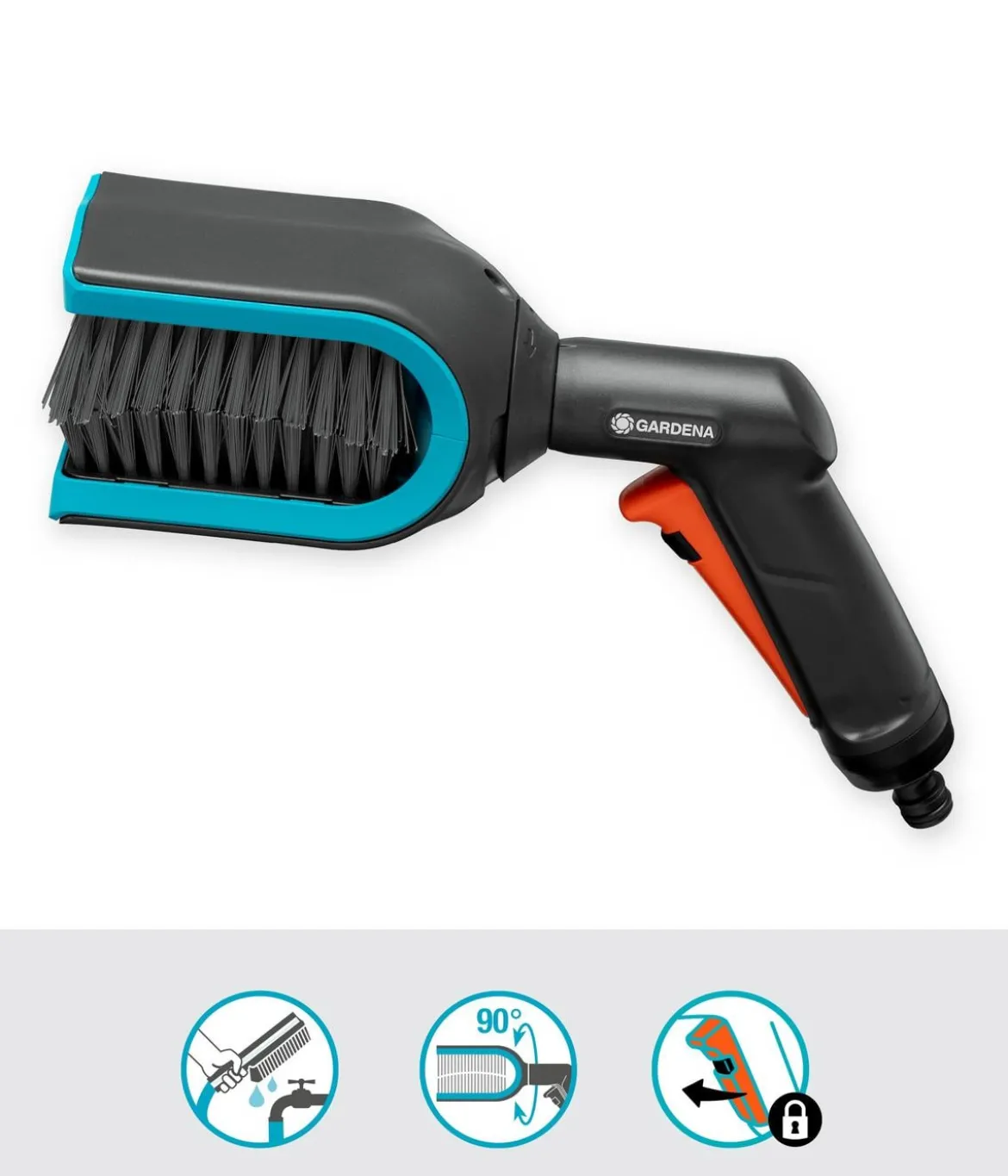 GARDENA Cleansystem Jalousienbürste, ca. B7,7/H27,7/T18,2 cm