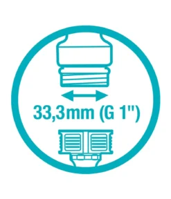 GARDENA Hahnverbinder, 33,3 mm (G 1