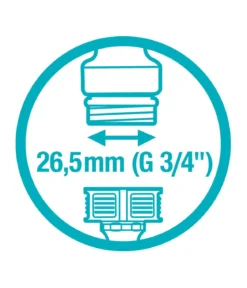 GARDENA Hahnverbinder, 26,5 mm (G 3/4")
