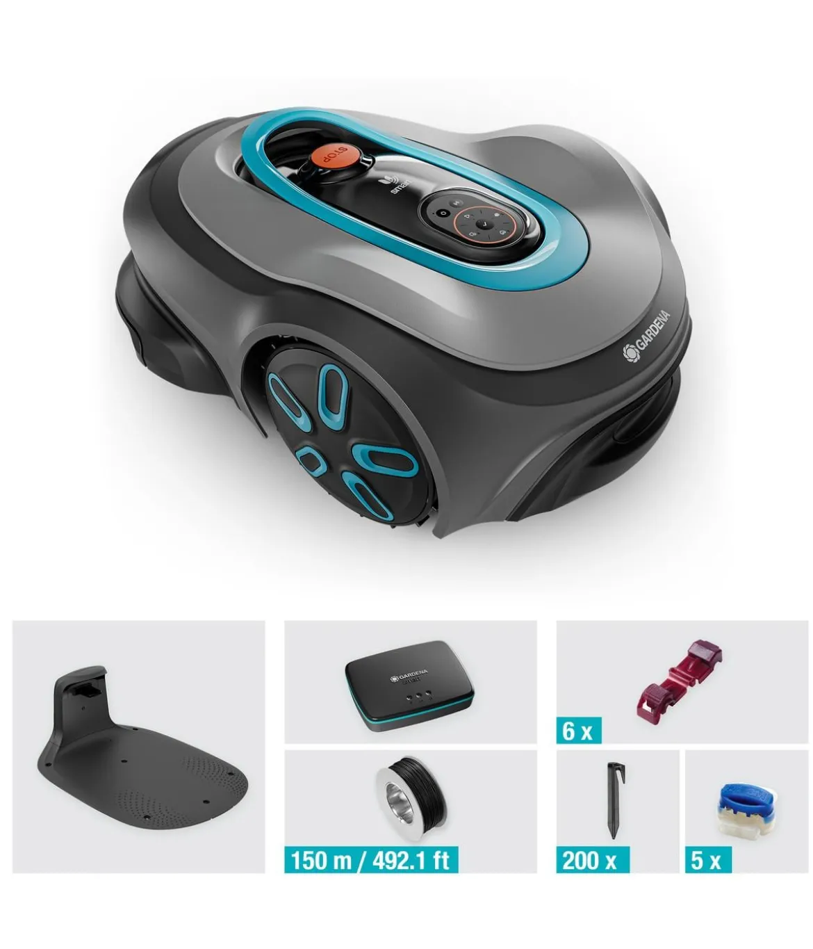 GARDENA Mähroboter smart SILENO max 800 m², ca. B43/H63/T26 cm