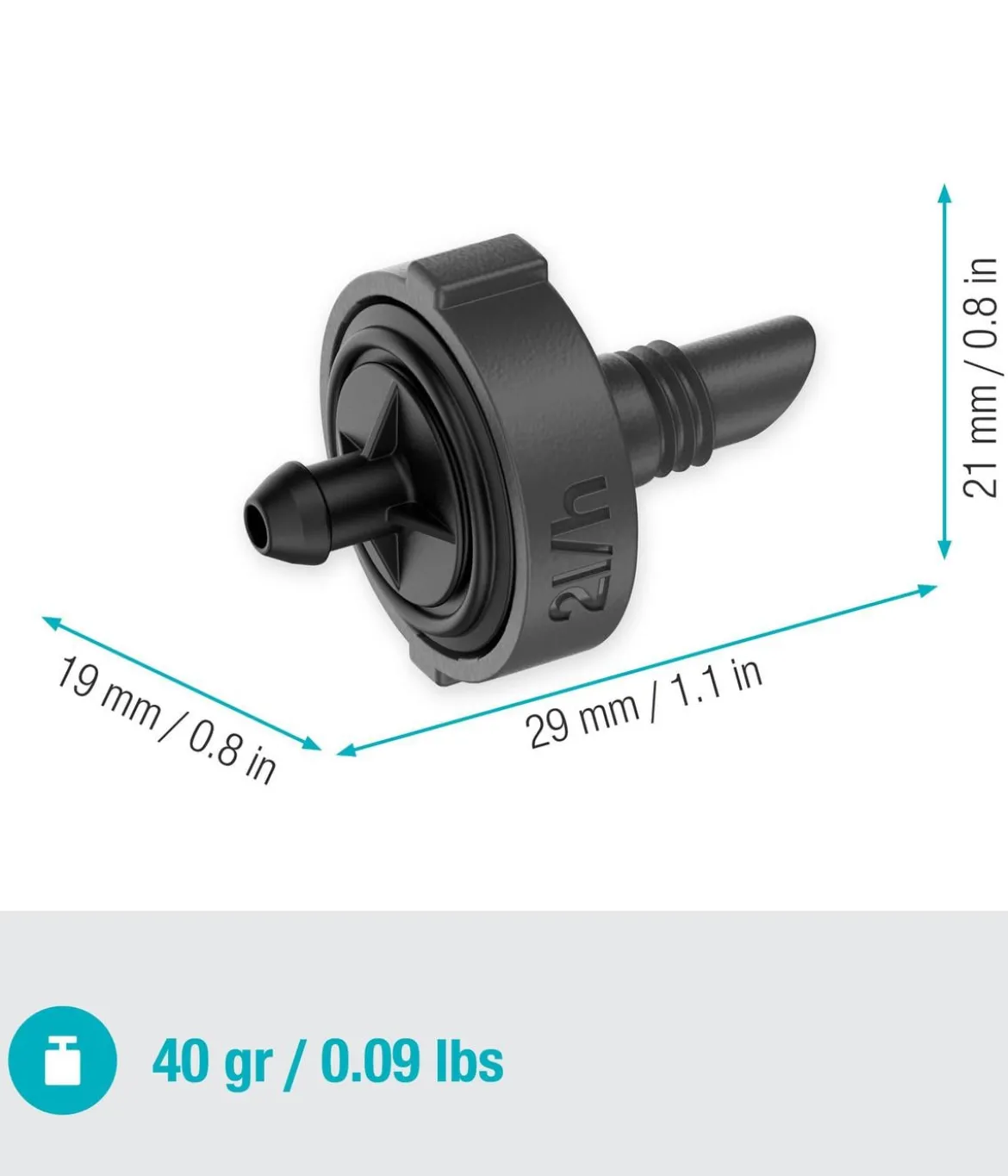 GARDENA Micro-Drip-System Endtropfer 2 l/h, druckregulierend, 10 Stk.