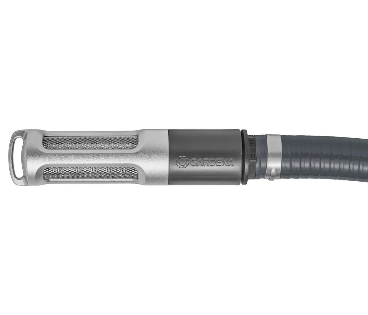 GARDENA Saugfilter mit Rückflussstop 19 mm (3/4'')/25 mm (1''), ca. B3,9/H22/T3,9 cm