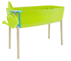 Gardenico Kids Kunststoff-Hochbeet für Kinder, hellgrün, ca. B38/H56/T76 cm