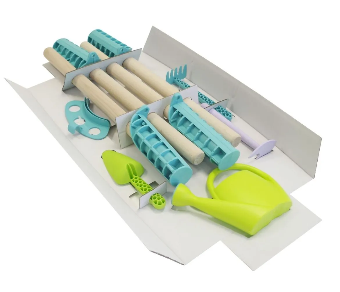 Gardenico Kids Kunststoff-Hochbeet für Kinder, hellgrün, ca. B38/H56/T76 cm