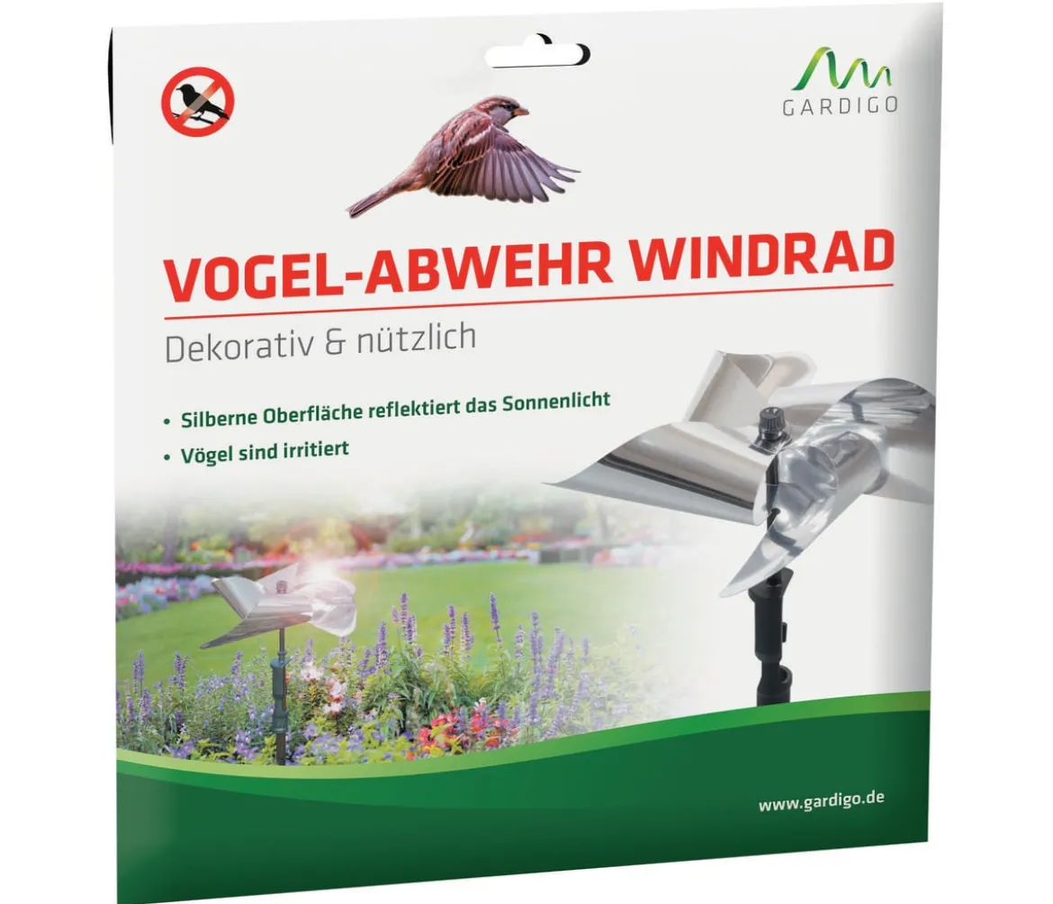 Gardigo Vogel-Abwehr Windrad, ca. H33 cm